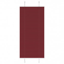 Roleta plisowana Bordowy Czerwony 60x150 cm Szerokość tkaniny