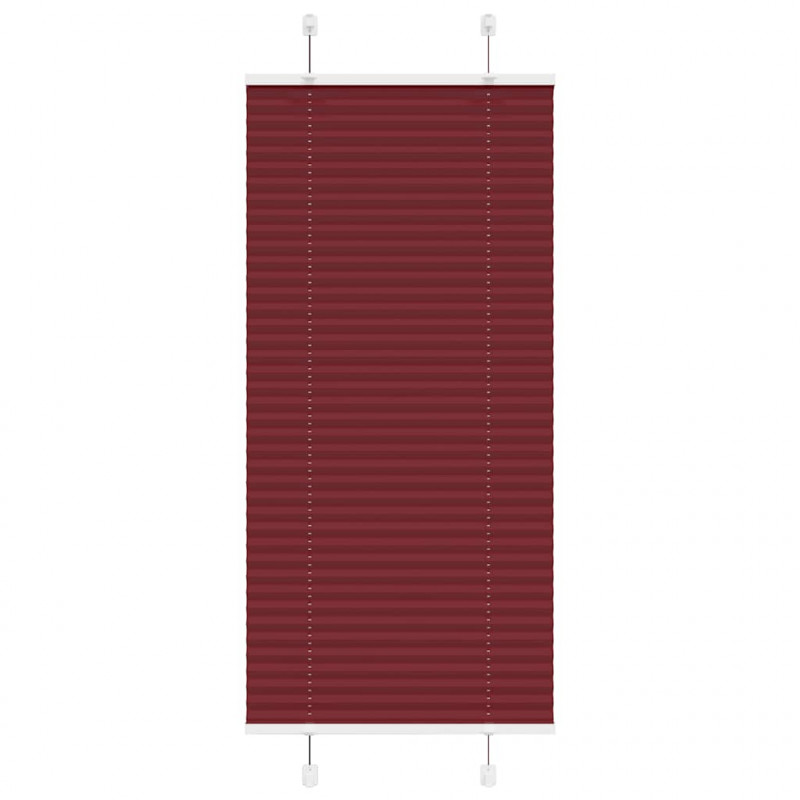 Roleta plisowana Bordowy Czerwony 60x150 cm Szerokość tkaniny