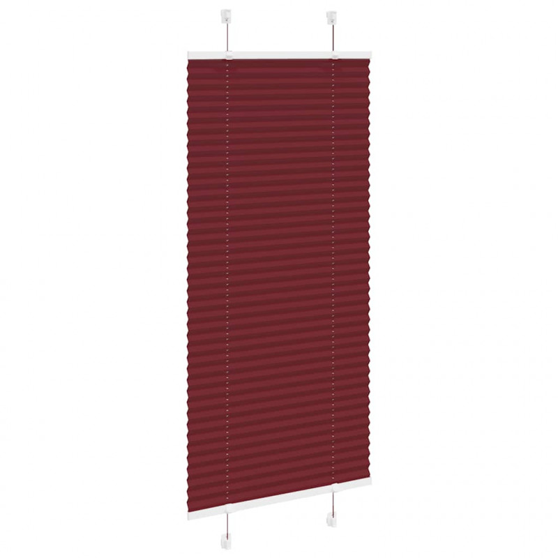 Roleta plisowana Bordowy Czerwony 60x150 cm Szerokość tkaniny