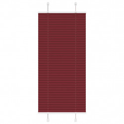 Roleta plisowana Bordowy Czerwony 65x150 cm Szerokość tkaniny