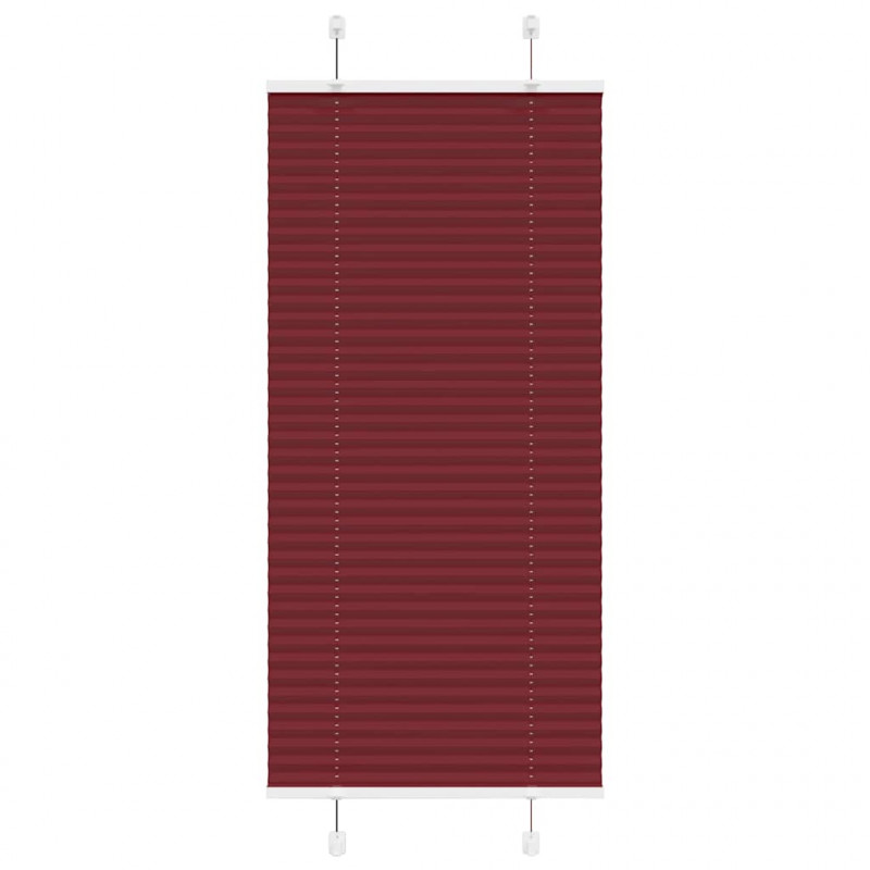Roleta plisowana Bordowy Czerwony 65x150 cm Szerokość tkaniny