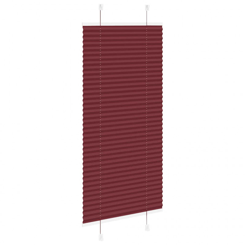 Roleta plisowana Bordowy Czerwony 65x150 cm Szerokość tkaniny