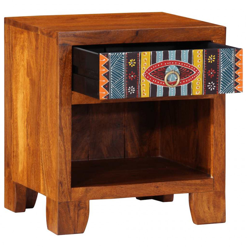 Szafka nocna 2 szt. 40x35x45 cm Drewno lite Akacja