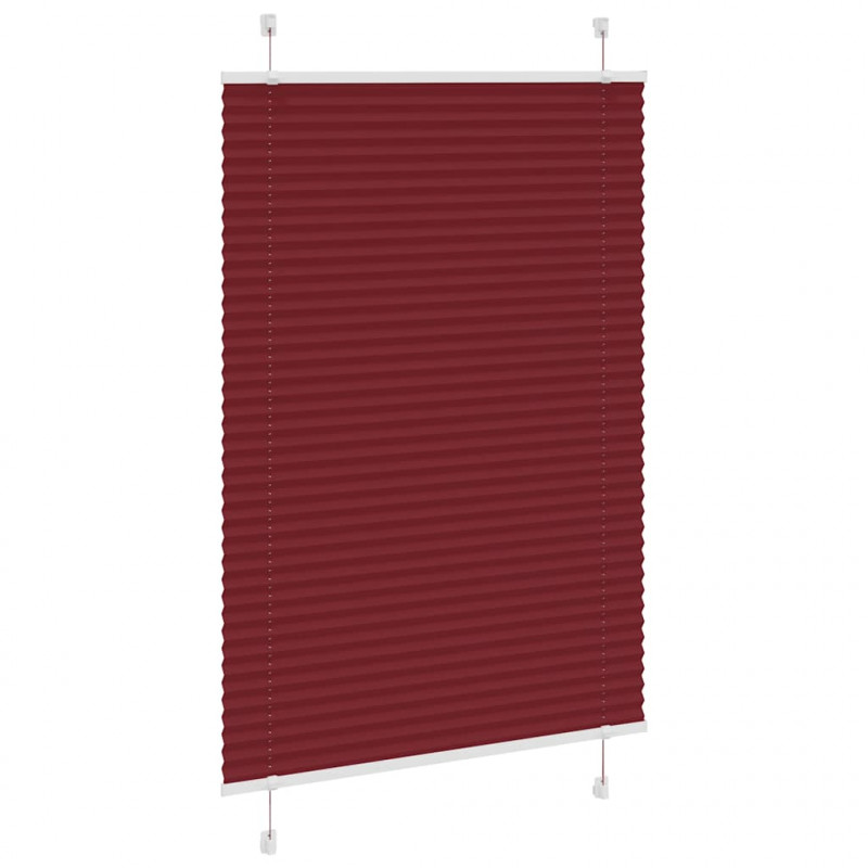 Roleta plisowana Bordowy Czerwony 85x150 cm Szerokość tkaniny
