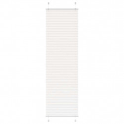 Roleta plisowana biała 60x200 cm Szerokość tkaniny 59,4cm