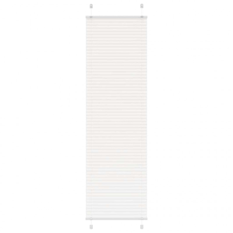 Roleta plisowana biała 60x200 cm Szerokość tkaniny 59,4cm