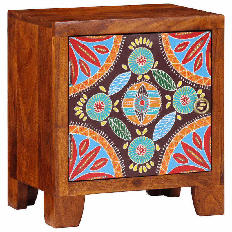Szafka nocna 40x30x45 cm Drewno lite Akacja