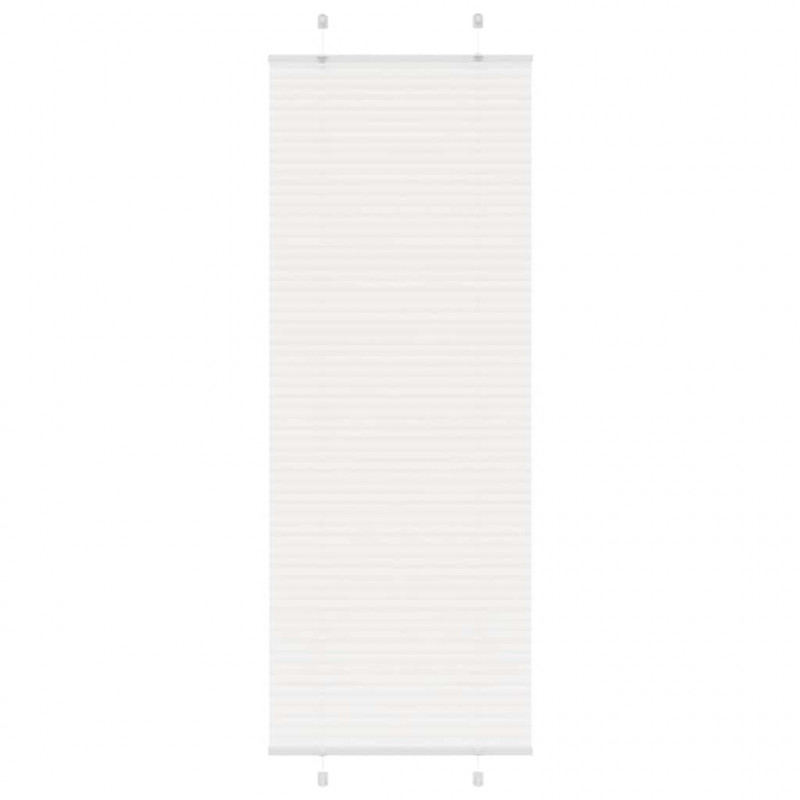 Roleta plisowana biała 70x200 cm Szerokość tkaniny 69,4 cm