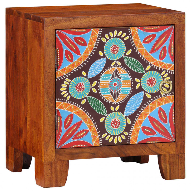 Szafka nocna 40x30x45 cm Drewno lite Akacja