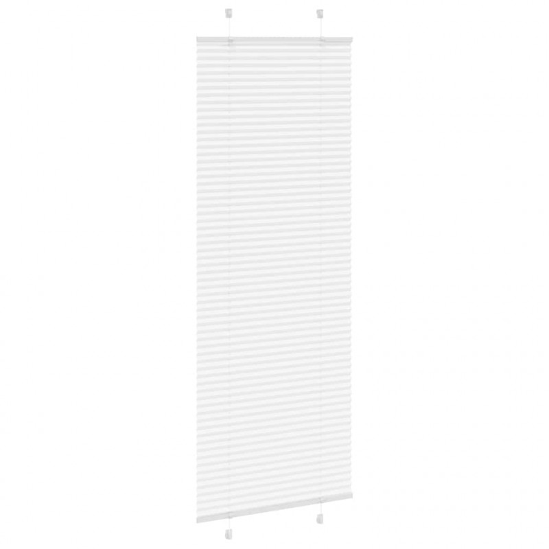 Roleta plisowana biała 70x200 cm Szerokość tkaniny 69,4 cm