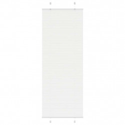 Roleta plisowana biała 75x200 cm Szerokość tkaniny 74,4 cm
