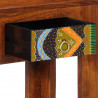 Konsola Stolik 80x35x75 cm Drewno lite Akacja