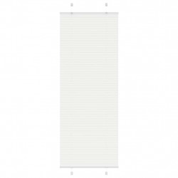 Roleta plisowana biała 80x200 cm Szerokość tkaniny 79,4 cm