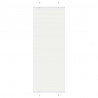 Roleta plisowana biała 80x200 cm Szerokość tkaniny 79,4 cm