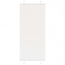 Roleta plisowana biała 85x200 cm Szerokość tkaniny 84,4 cm