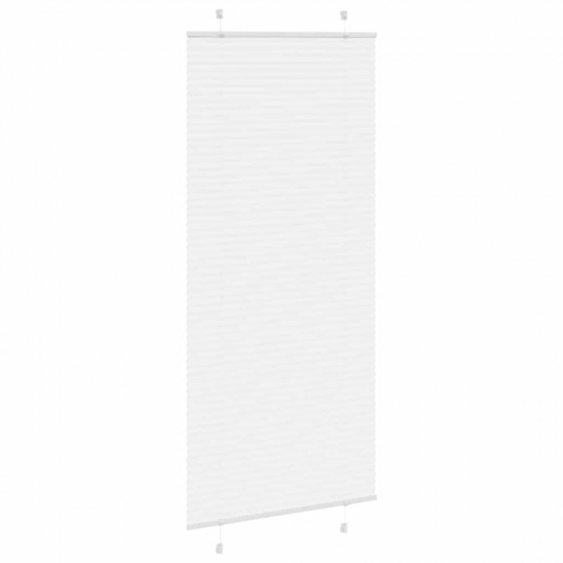 Roleta plisowana biała 85x200 cm Szerokość tkaniny 84,4 cm