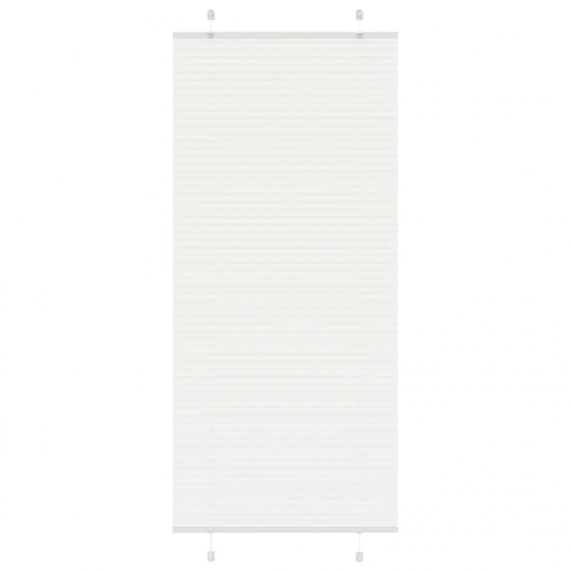 Roleta plisowana biała 90x200 cm Szerokość tkaniny 89,4 cm