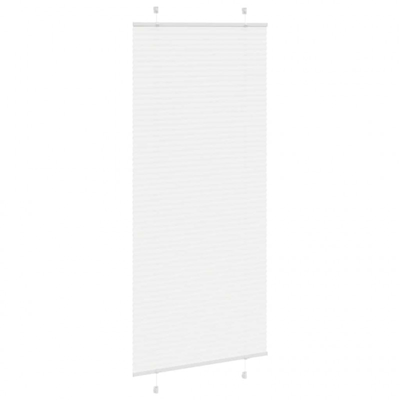 Roleta plisowana biała 90x200 cm Szerokość tkaniny 89,4 cm