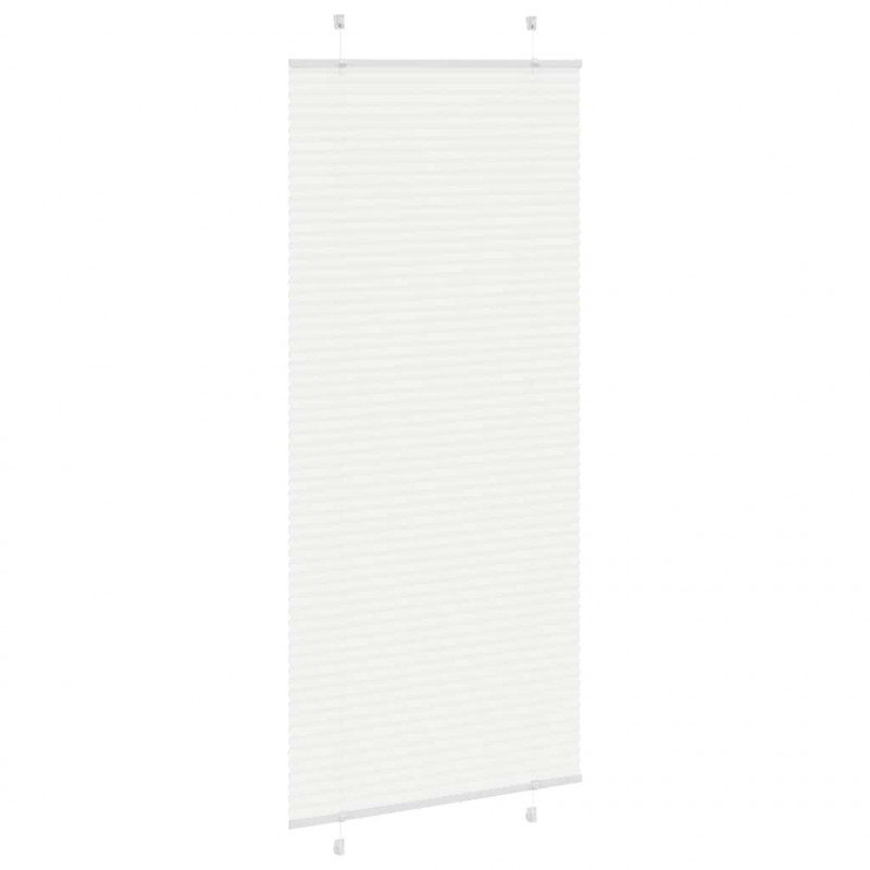 Roleta plisowana biała 95x200 cm Szerokość tkaniny 94,4 cm
