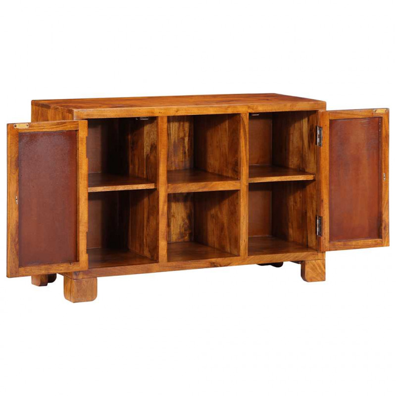 Komoda Wielokolorowa 90x35x60 Drewno lite Akacja