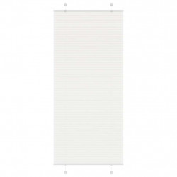 Roleta plisowana biała 100x200 cm Szerokość tkaniny 99,4 cm