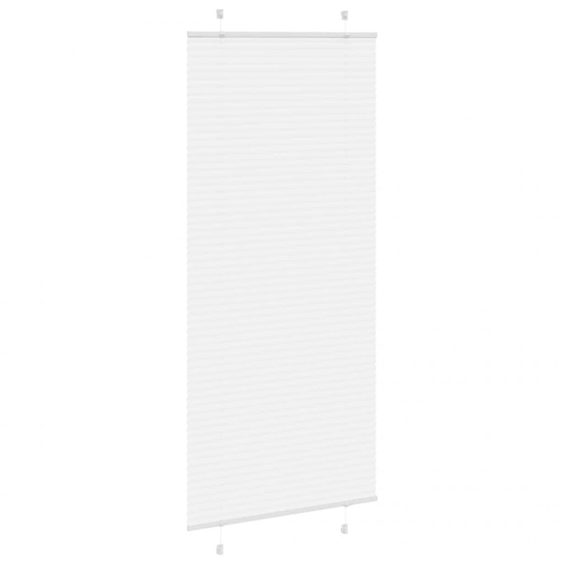 Roleta plisowana biała 100x200 cm Szerokość tkaniny 99,4 cm