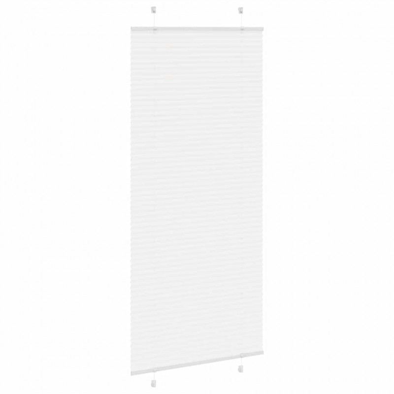Roleta plisowana biała 100x200 cm Szerokość tkaniny 99,4 cm