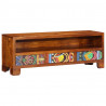 Szafka RTV wielokolorowa 110x30x40 lite drewno akacjowe
