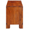 Szafka RTV wielokolorowa 110x30x40 lite drewno akacjowe