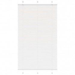 Roleta plisowana biała 120x200 cm Szerokość tkaniny 119,4 cm