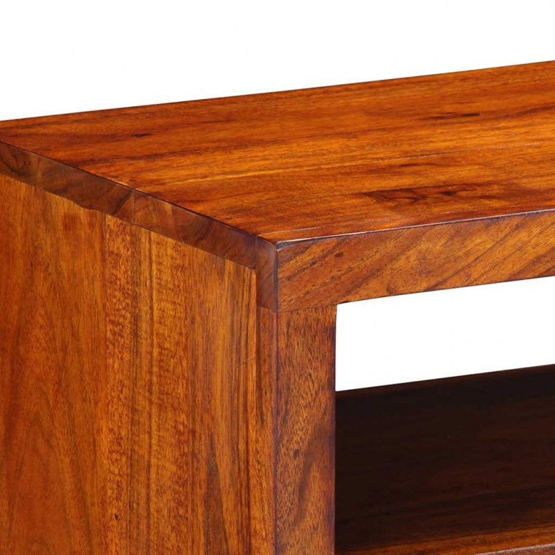 Szafka RTV wielokolorowa 110x30x40 lite drewno akacjowe