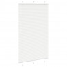 Roleta plisowana biała 120x200 cm Szerokość tkaniny 119,4 cm