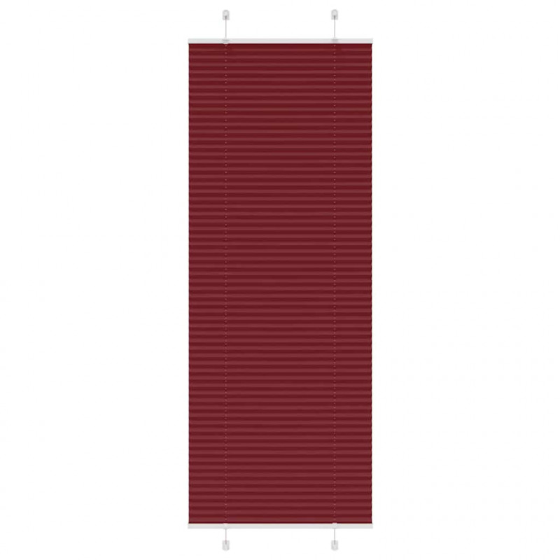 Roleta plisowana Bordowy Czerwony 70x200 cm Szerokość tkaniny