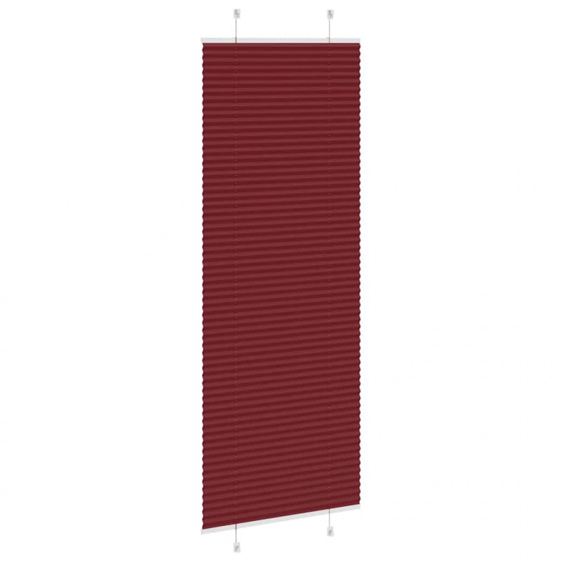 Roleta plisowana Bordowy Czerwony 70x200 cm Szerokość tkaniny