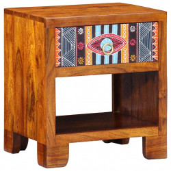 Bufet Wielokolorowe 40 x 35 x 45 cm lite drewno akacjowe