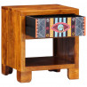 Bufet Wielokolorowe 40 x 35 x 45 cm lite drewno akacjowe