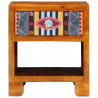 Bufet Wielokolorowe 40 x 35 x 45 cm lite drewno akacjowe