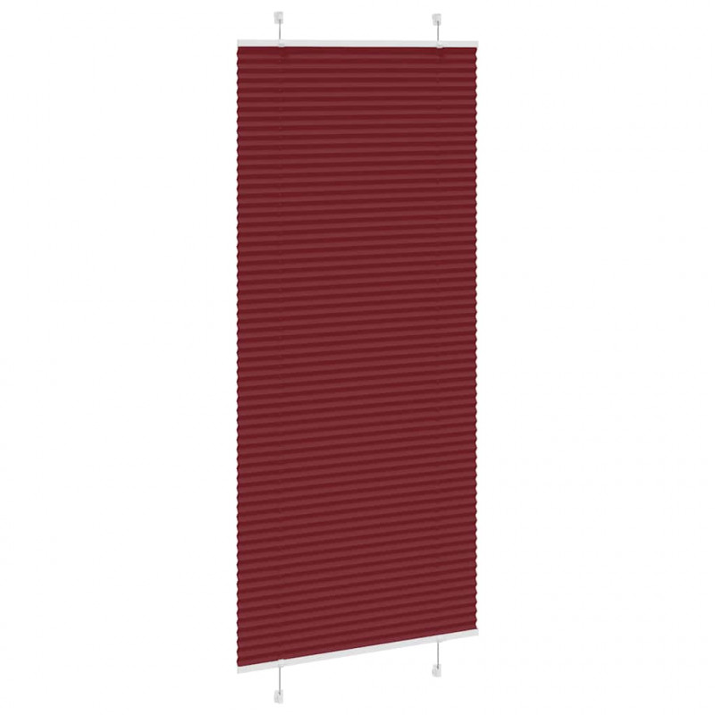 Roleta plisowana Bordowy Czerwony 85x200 cm Szerokość tkaniny