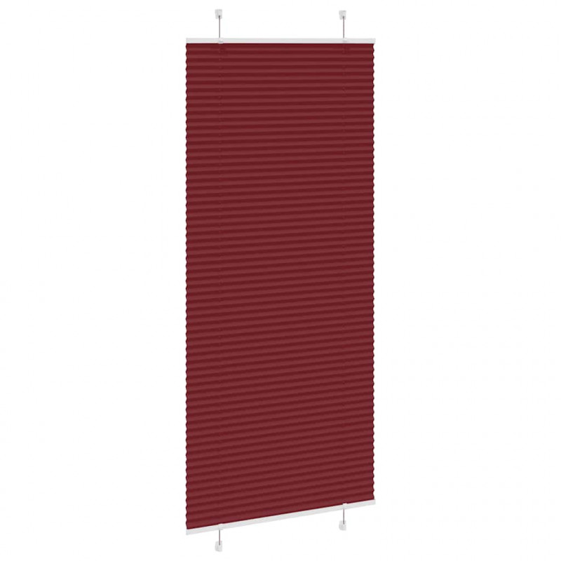 Roleta plisowana Bordowy Czerwony 85x200 cm Szerokość tkaniny