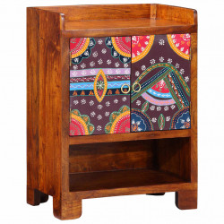 Szafka na buty Brązowy 55 x 35 x 75 cm Lite Drewno Akacji