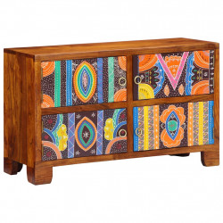 Szafka na buty Brązowy 90 x 35 x 55 cm Lite Drewno Akacji