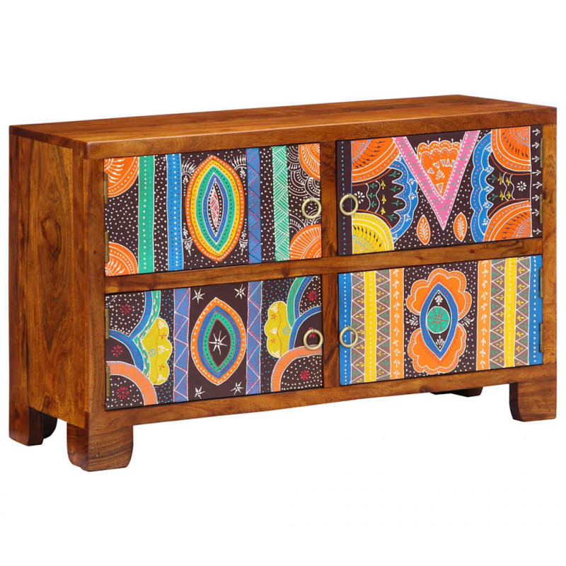 Szafka na buty Brązowy 90 x 35 x 55 cm Lite Drewno Akacji