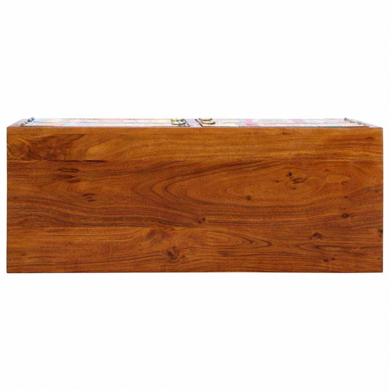 Szafka na buty Brązowy 90 x 35 x 55 cm Lite Drewno Akacji