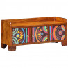 Szafka na buty Wielokolorowe 90 x 35 x 40 cm Lite Drewno Akacji