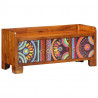 Szafka na buty Wielokolorowe 90 x 35 x 40 cm Lite Drewno Akacji