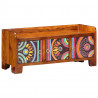 Szafka na buty Wielokolorowe 90 x 35 x 40 cm Lite Drewno Akacji