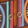 Szafka na buty Wielokolorowe 90 x 35 x 40 cm Lite Drewno Akacji