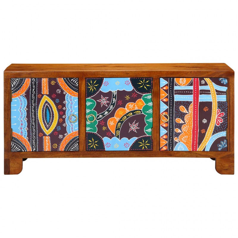 Ławka na buty Miodowy brąz 100 x 35 x 45 cm Drewno Akacjowe
