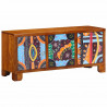 Ławka na buty Miodowy brąz 100 x 35 x 45 cm Drewno Akacjowe