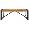 Stolik kawowy 100x100x35 cm lite drewno surowe mango